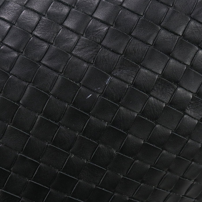 BOTTEGA VENETA 161314 VQ131 1000 INTRECCIATO Shoulder Bag leather  black mens