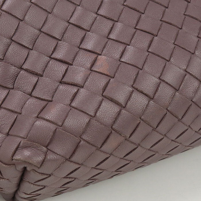 BOTTEGA VENETA 386498 Shoulder Bag INTRECCIATO OLYMPIA ChainShoulder Bag leather purple Women