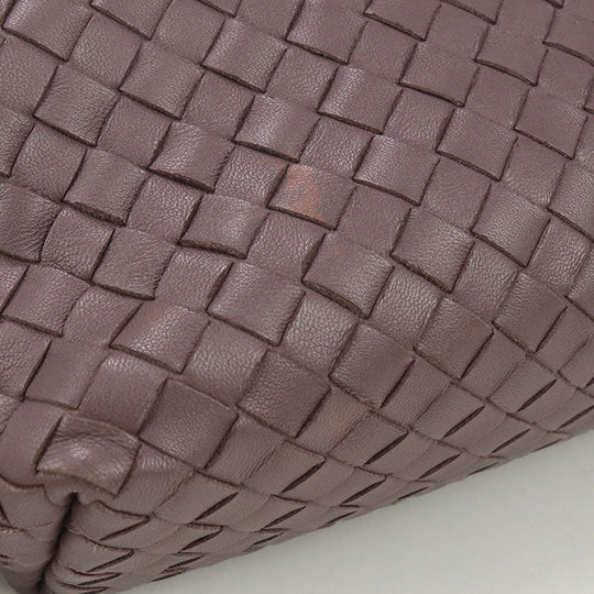 BOTTEGA VENETA 386498 Shoulder Bag INTRECCIATO OLYMPIA ChainShoulder Bag leather purple Women