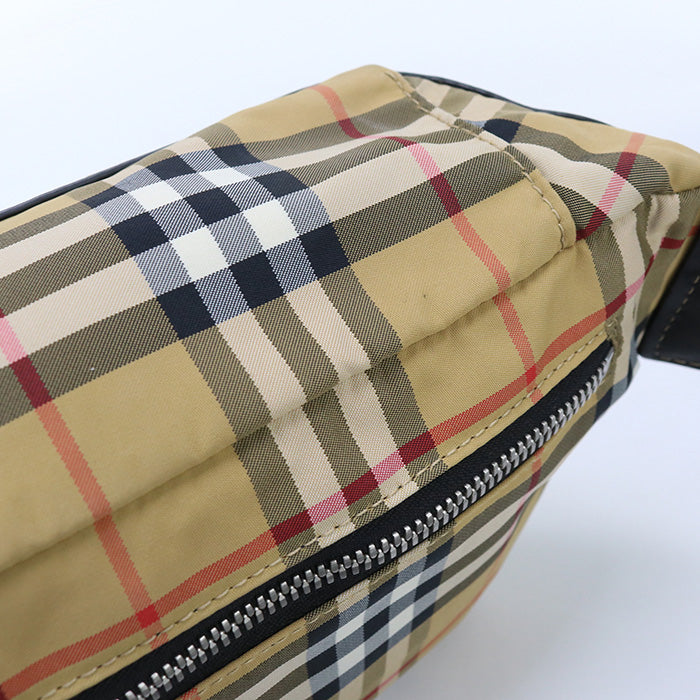 BURBERRY 800521 Belt bag Vintage check body bag Nylon beige unisex
