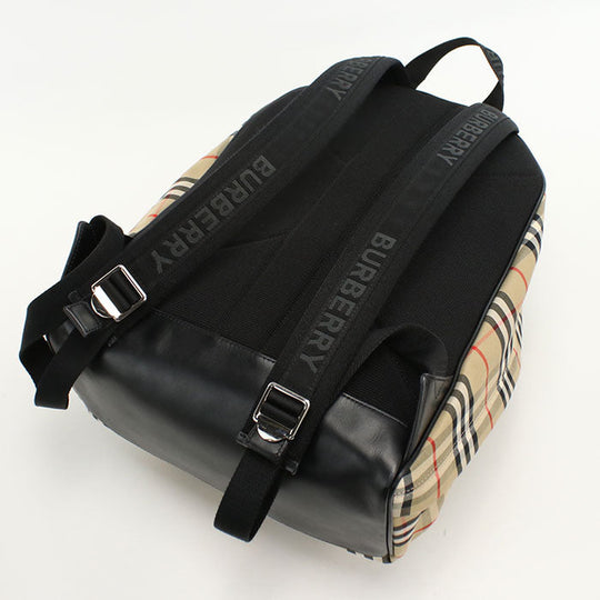 BURBERRY 8016106 Backpack Vintage nova check cotton, polyester beige unisex
