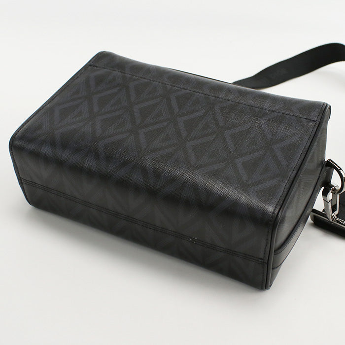 Dior 1ADPO249CDP Shoulder Bag Largo 22 cd diamond Crossbody bag PVC, leather black mens