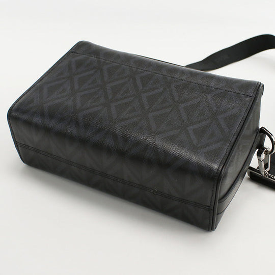 Dior 1ADPO249CDP Shoulder Bag Largo 22 cd diamond Crossbody bag PVC, leather black mens