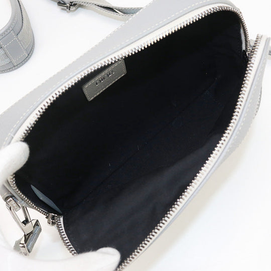 Dior Shoulder Bag Dior Safari Shoulder Bag leather Gray mens