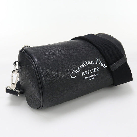 Dior roller Atelier Shoulder Bag leather Black unisex