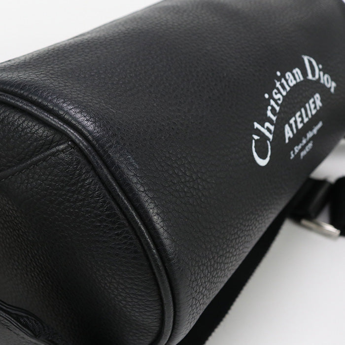 Dior roller Atelier Shoulder Bag leather Black unisex