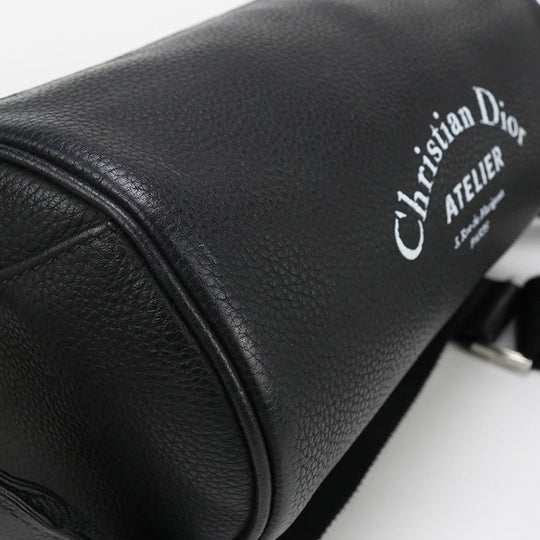 Dior roller Atelier Shoulder Bag leather Black unisex