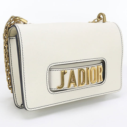 Dior M9002 Shoulder Bag Jadior ChainShoulder Bag leather ivory Women