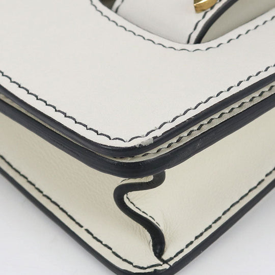 Dior M9002 Shoulder Bag Jadior ChainShoulder Bag leather ivory Women