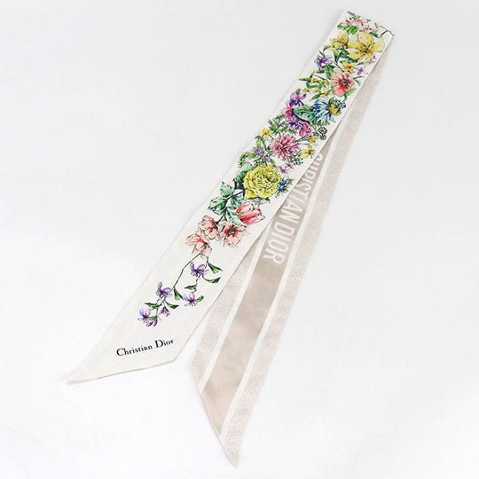 Dior 24FCO106I606 Mitza Scarf/100% silk White unisex