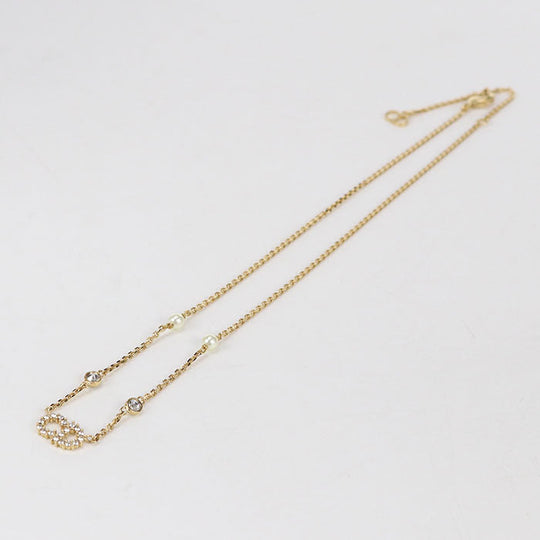Dior N1033CDLCY D301 Necklace Claire Die Lune Necklace metal, White Crystal, Imitation Pearl gold Women