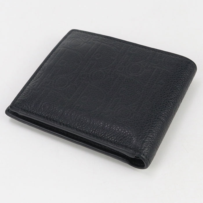 Dior Folded wallet Dior Gravity Folded wallet leather  black mens