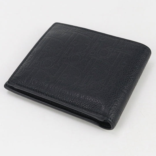 Dior Folded wallet Dior Gravity Folded wallet leather  black mens