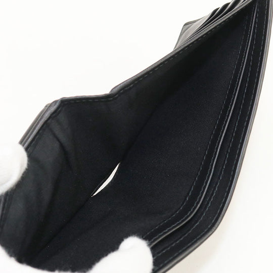 Dior Folded wallet Dior Gravity Folded wallet leather  black mens