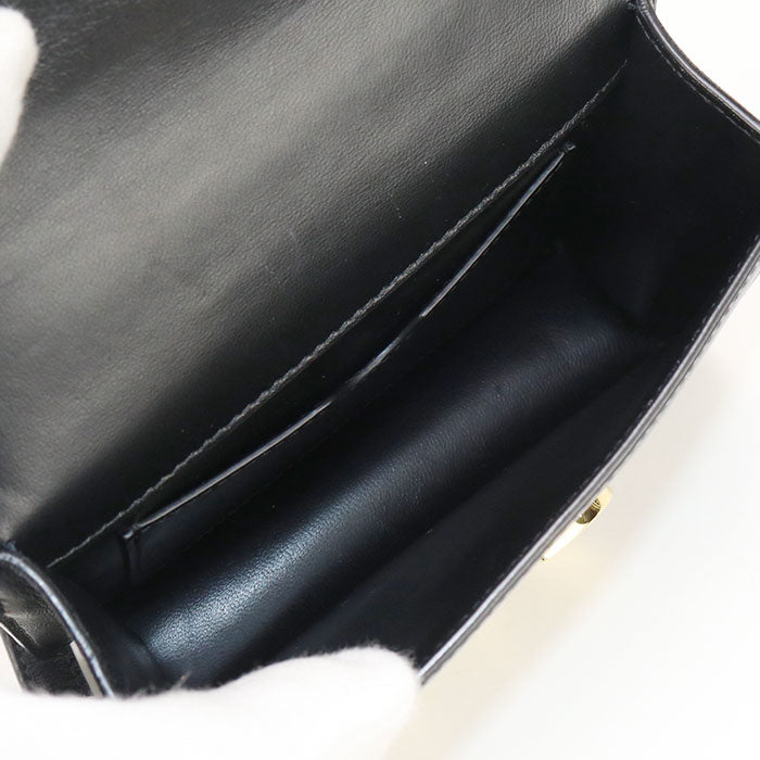 Dior S2110UMOS Shoulder Bag 30 Montaigne Micro Sling Bag leather black Women