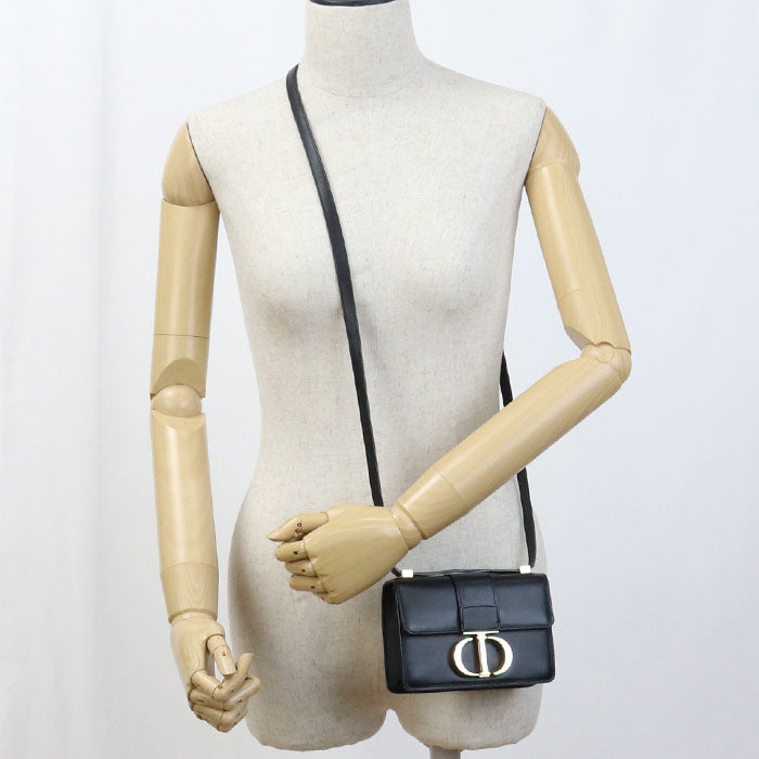 Dior S2110UMOS Shoulder Bag 30 Montaigne Micro Sling Bag leather black Women