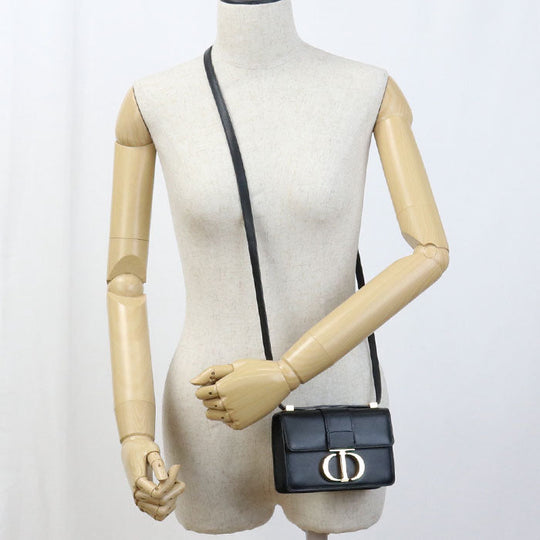 Dior S2110UMOS Shoulder Bag 30 Montaigne Micro Sling Bag leather black Women