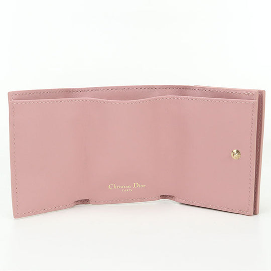 Dior S2084OBAE Tri-fold wallet 30 Montaigne Compact wallet leather pink Women