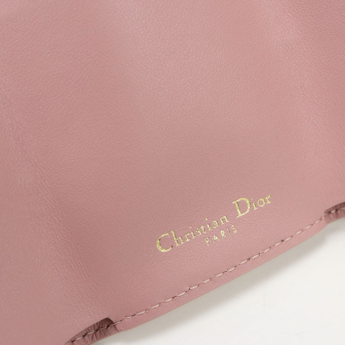 Dior S2084OBAE Tri-fold wallet 30 Montaigne Compact wallet leather pink Women