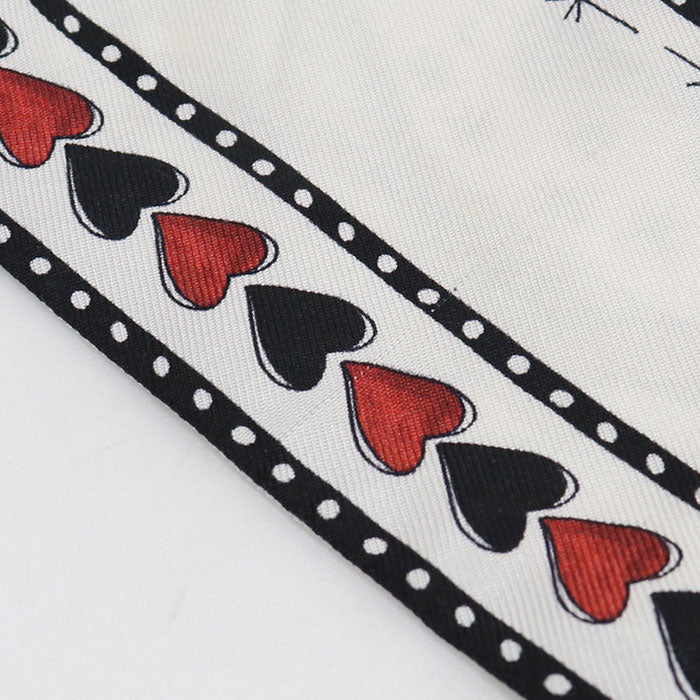 Dior Twilly Scarf/100% silk White Women