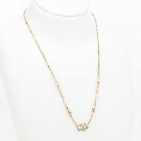 Dior CD89567 Claire Die Lune Necklace metal gold Women