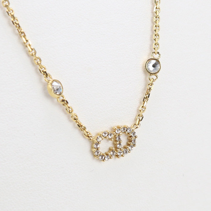 Dior CD89567 Claire Die Lune Necklace metal gold Women