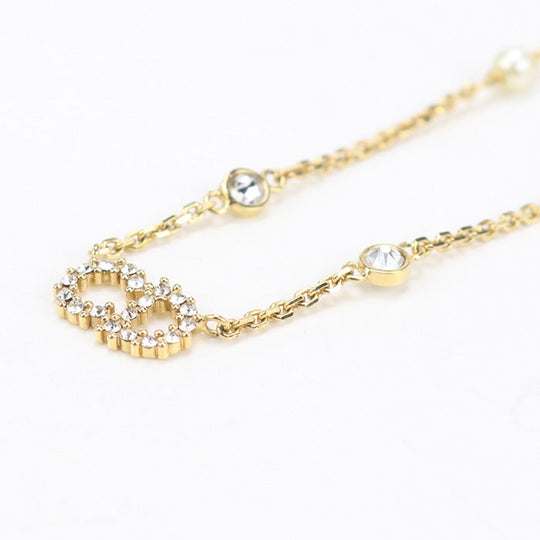 Dior CD89567 Claire Die Lune Necklace metal gold Women