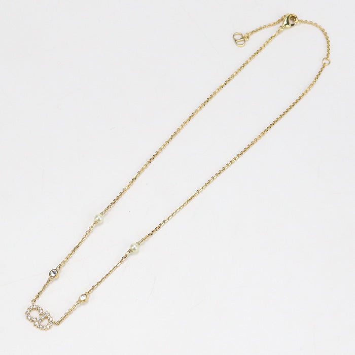 Dior CD89567 Claire Die Lune Necklace metal gold Women
