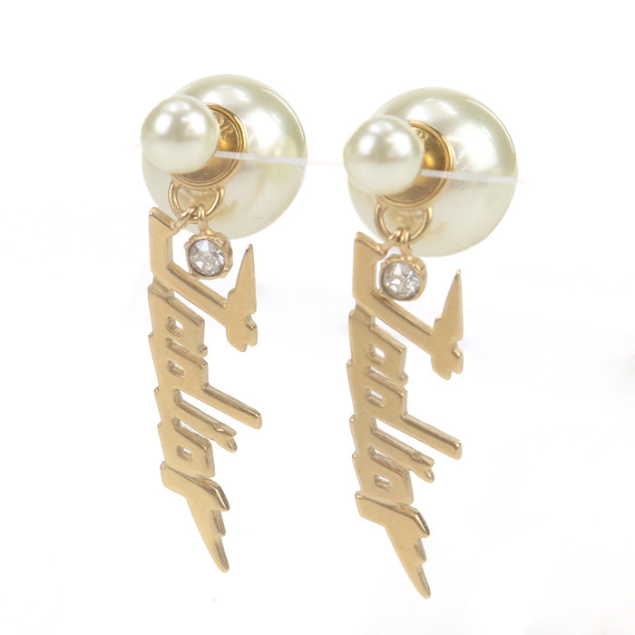Dior E1576TRIRS D301 Pierce Jadior Tribal Pierce metal, Pearl gold Women