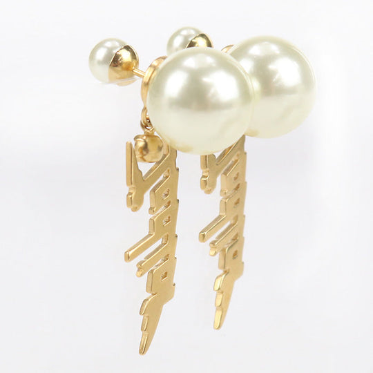 Dior E1576TRIRS D301 Pierce Jadior Tribal Pierce metal, Pearl gold Women
