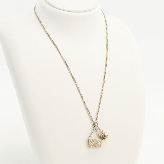 CHANEL Necklace Necklace metal gold Women