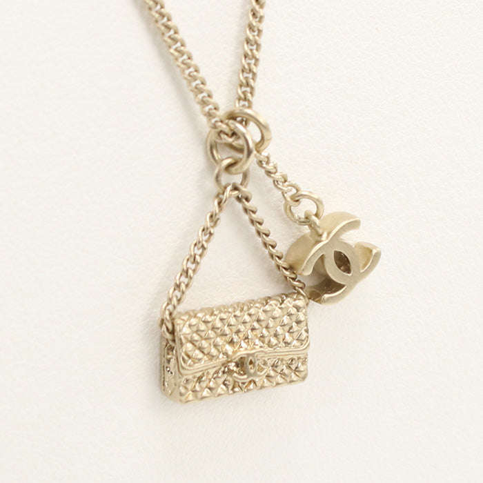 CHANEL Necklace Necklace metal gold Women
