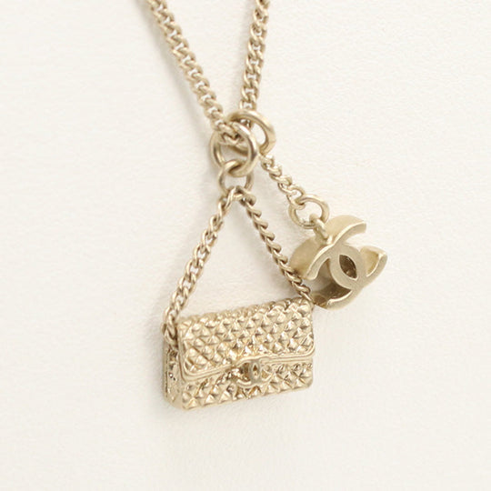CHANEL Necklace Necklace metal gold Women