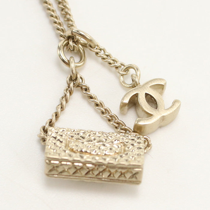 CHANEL Necklace Necklace metal gold Women