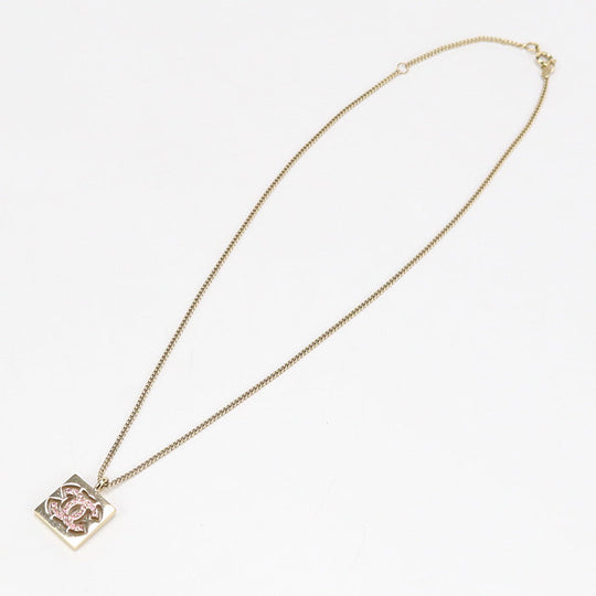 CHANEL CH89249 Rhinestone Necklace metal/Rhinestone gold Women