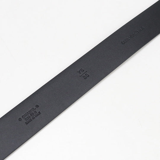 CHANEL COCO Mark belt leather black Women