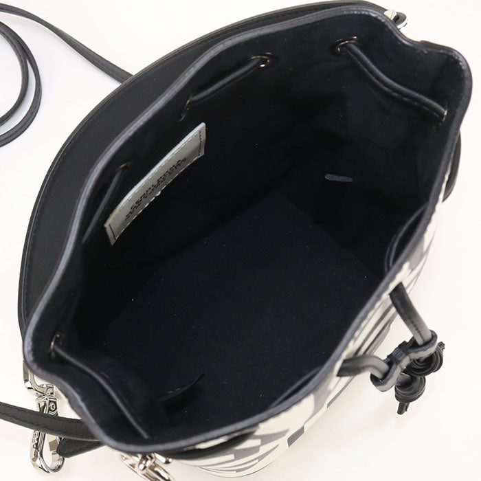 FENDI 8BS010 AMWV Shoulder Bag Mini Montresor mark jacobs collaboration leather white Women