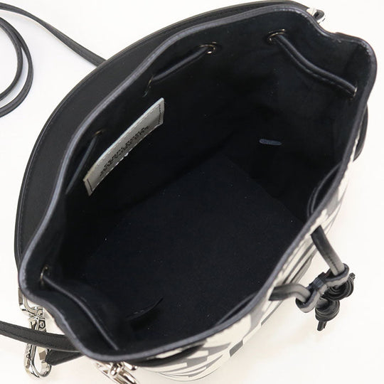 FENDI 8BS010 AMWV Shoulder Bag Mini Montresor mark jacobs collaboration leather white Women