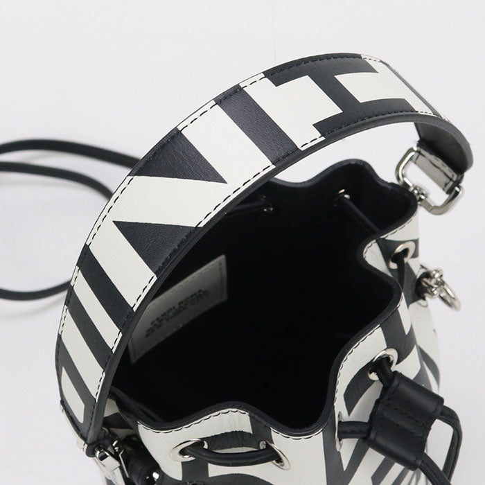 FENDI 8BS010 AMWV Shoulder Bag Mini Montresor mark jacobs collaboration leather white Women