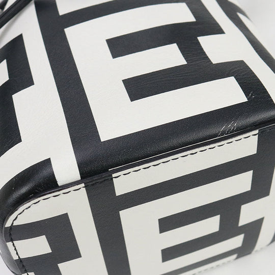 FENDI 8BS010 AMWV Shoulder Bag Mini Montresor mark jacobs collaboration leather white Women