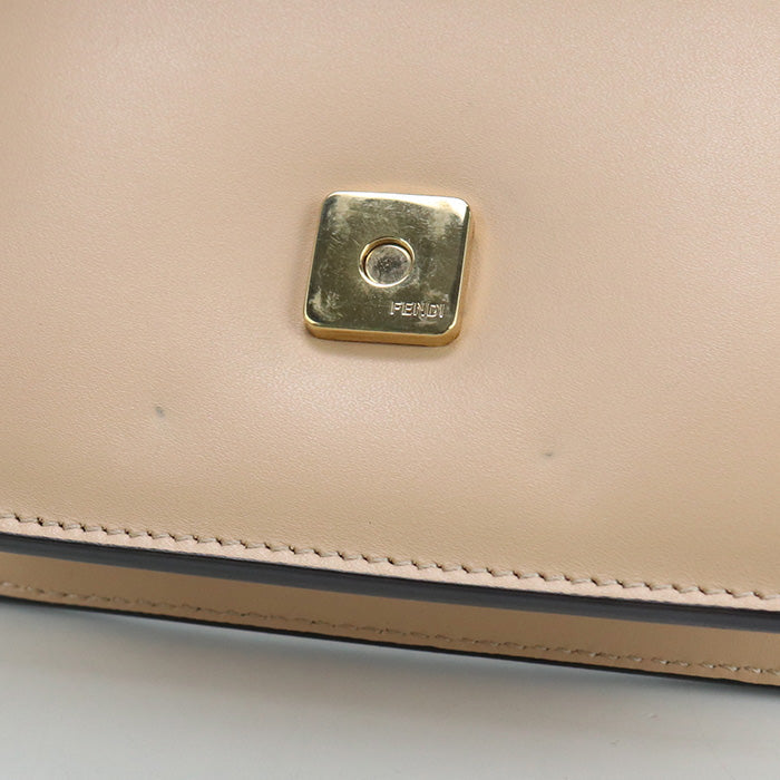 FENDI 8BT325 AA1W Shoulder Bag FWith logo Crossbody Bag Calfskin beige Women