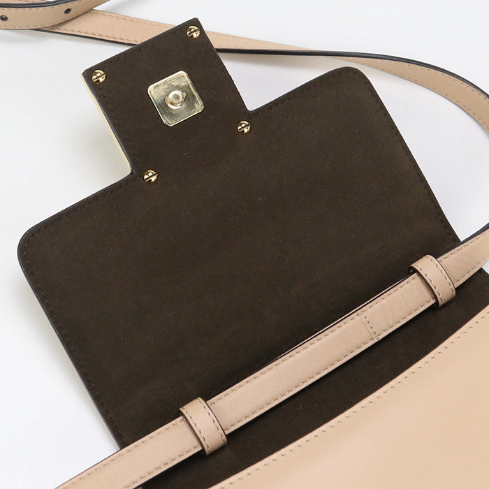 FENDI 8BT325 AA1W Shoulder Bag FWith logo Crossbody Bag Calfskin beige Women