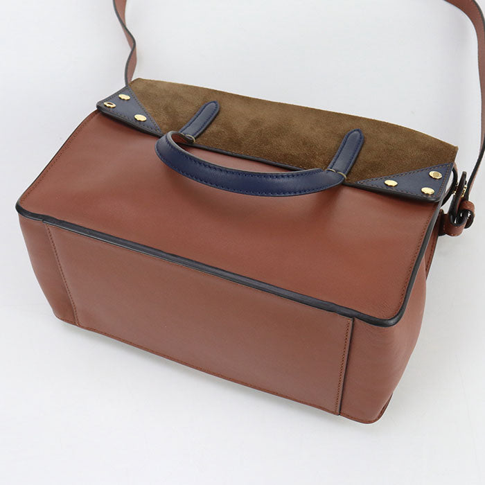 FENDI 8BT302 A6CG 2WAY Tote Bag leather Brown Women