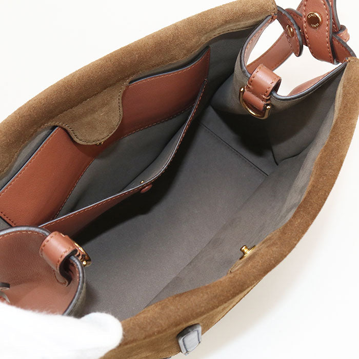 FENDI 8BT302 A6CG 2WAY Tote Bag leather Brown Women