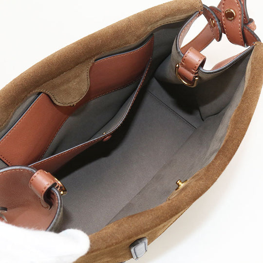 FENDI 8BT302 A6CG 2WAY Tote Bag leather Brown Women