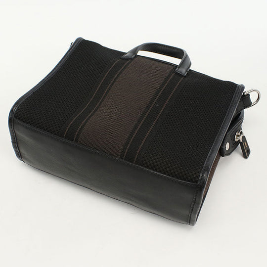 FENDI FE88635 2WAY handbag Shoulder Bag canvas Black unisex