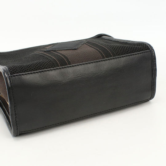 FENDI FE88635 2WAY handbag Shoulder Bag canvas Black unisex