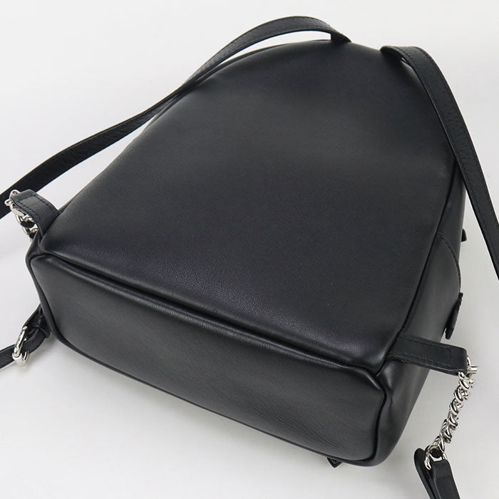 FENDI 8BZ038 9DF Mini backpack By the way Backpack leather Black Women