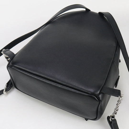 FENDI 8BZ038 9DF Mini backpack By the way Backpack leather Black Women