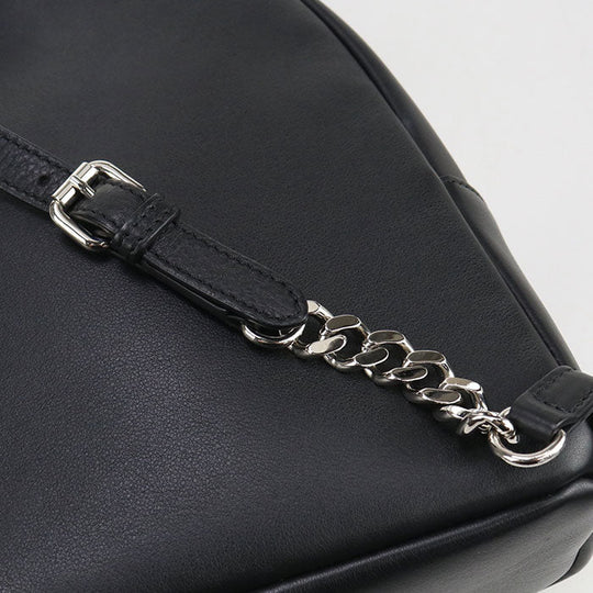 FENDI 8BZ038 9DF Mini backpack By the way Backpack leather Black Women